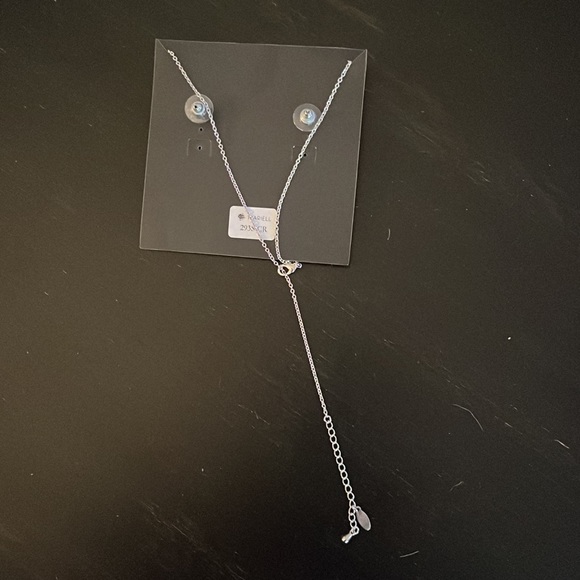 Teardrop Necklace and Earring Set - Picture 2 of 2